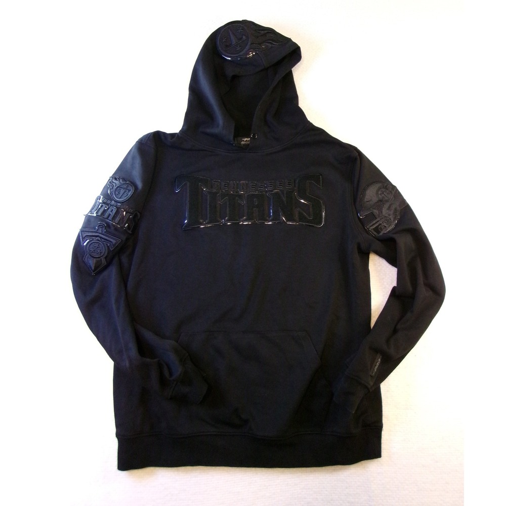 Pro Standard TN Titans Hoodie Mens Large‎ Black NFL Luxury Athletic Pullover